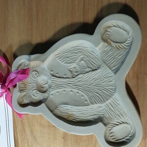 Brown Bag Cookie Art teddy bear